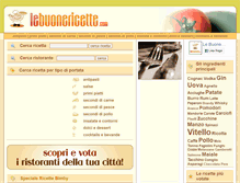 Tablet Screenshot of lebuonericette.com