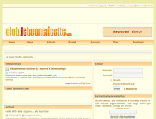 Tablet Screenshot of club.lebuonericette.com